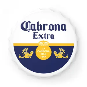 Cabrona Extra Bottle Opener Magnet | Funny Latina Gift | Mexican Humor | Baddie Sticker Style | Cute Bar Accessory | Regalo Para Mujer