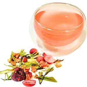 Pink Cherry Cider White Tea - Skin Glow -Premium Loose Tea - Low Caffeine - Promotes Healthy Skin