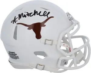 Adonai Mitchell Texas Longhorns Autographed Riddell Speed Mini Helmet - Fanatics Authentic Certified