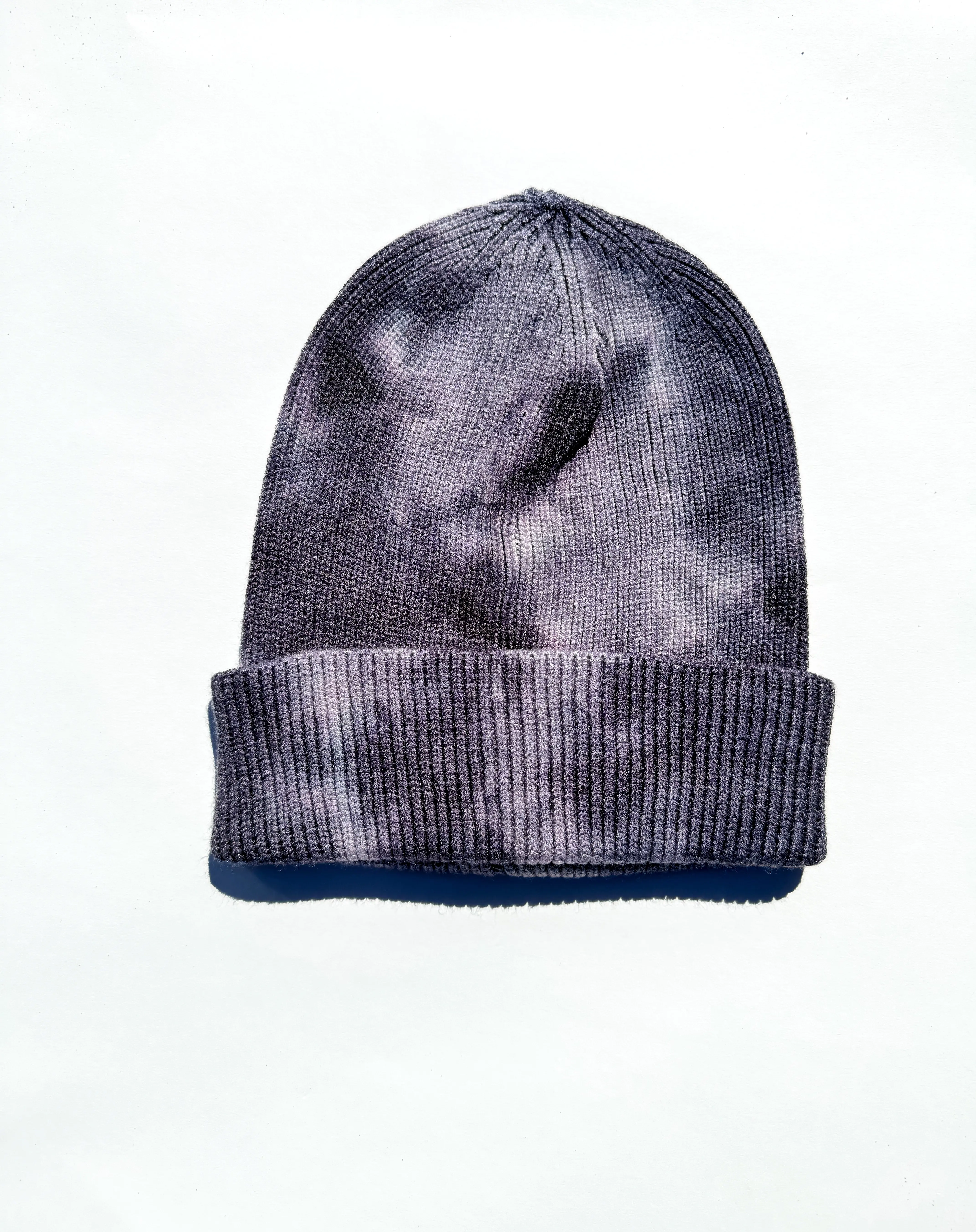 KNITTED TIE DYE BLACK