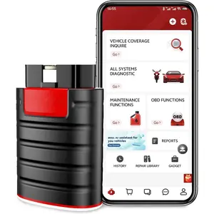 Thinkdiag OBD2 Scanner  Full System Bidirectional Diagnostic Scan Tool OE Level Code Reader with 15+ Reset Service FCA AutoAuth  Software 1 Year Update Fits for iOS & Android