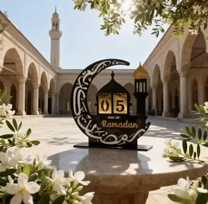 Ramadan Acrylic countdown calendar islamic home decor & eid gift