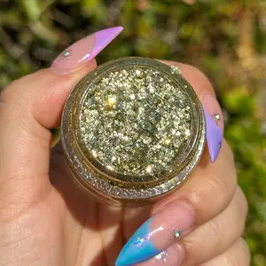 Golden Age Glitter Gel - Slayfire Cosmetics Metallic Gold Cosmetic Glitter