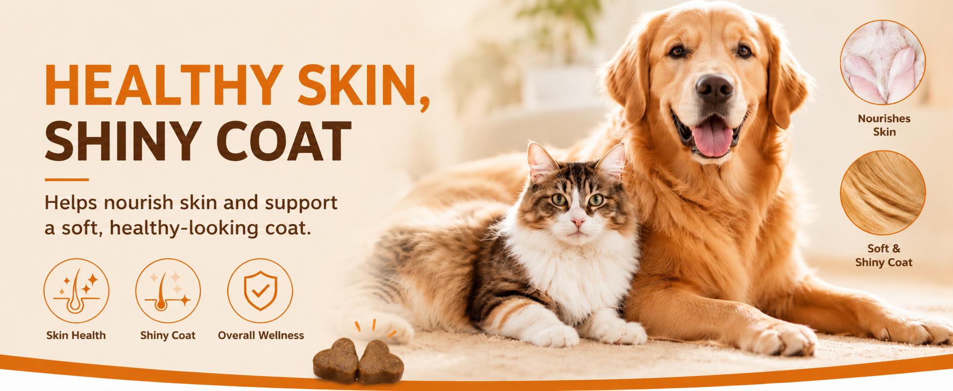 180ct Flea and Tick Prevention for Dogs Chewables - Dog & Cat Soft Chews, Omega3 Pet Supplement for Skin, Coat, Digestion & Immune Support, Chicken