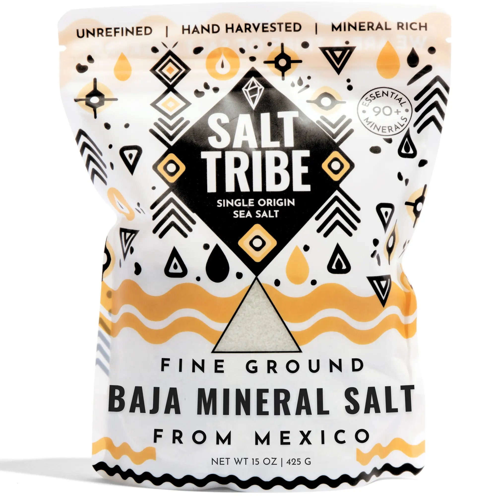Baja Sea Salt by Salt Tribe | Fine Ground | Hand Harvested from Baja Mexico | 90+ Trace Minerals