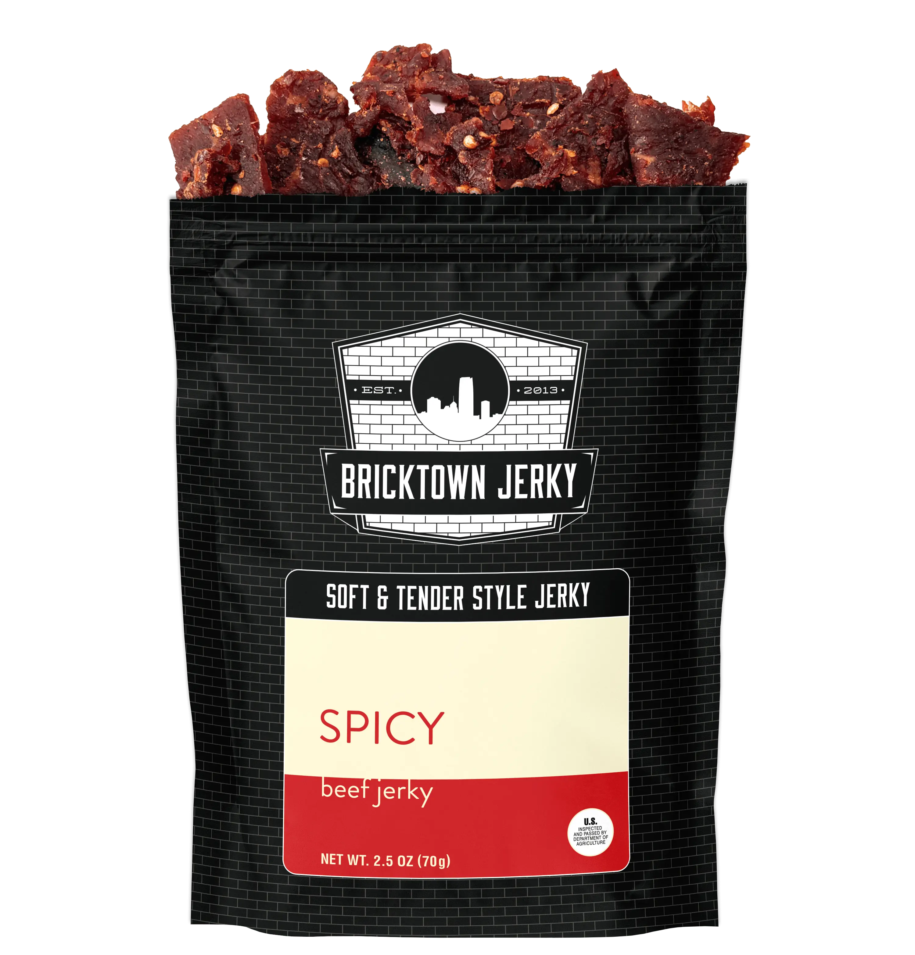 Soft and Tender Style Beef Jerky - Spicy