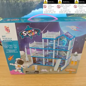 DIY Princess Castle Toy House, Educational Building Blocks Set, Girls' Dream Castle, Birthday & Christmas Gift, Ages 3+