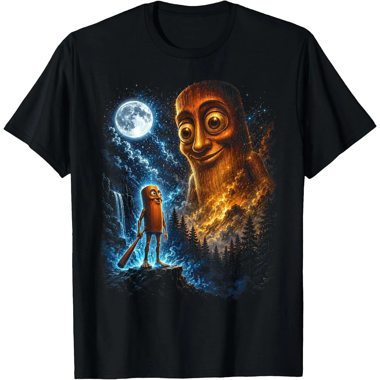 Funny Angel Tung Sahur Brainrot Meme T-Shirt Soft Cotton Comfortable Everyday Wear