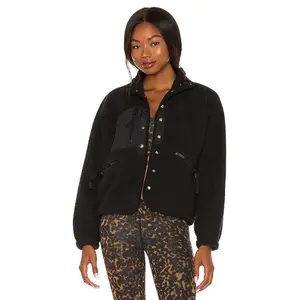 Free People x FP Movement Hit The Slopes Jacket in Black