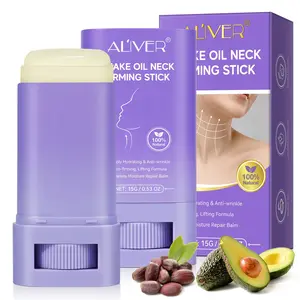 Aliver Snake Oil Neck Firming Stick 15g, Revitalize Skin with Natural Ingredients, Treatment for Neck Area