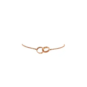 Pre-owned Cartier Love Interlocking Bracelet 18K Rose Gold by Rebag
