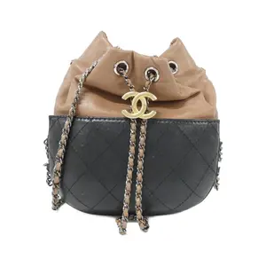 Pre-owned CHANEL Calfskin Shoulder Bags Gabrielle Calf Shoulder Bag