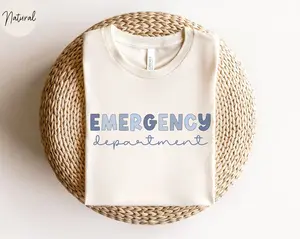 Emergency Department Shirt, ER T Shirt, ED Nurse Emergency Medicine ED Rn Registered Nurse Emergency Room Er Tech T Shirt Er Nurse Gift