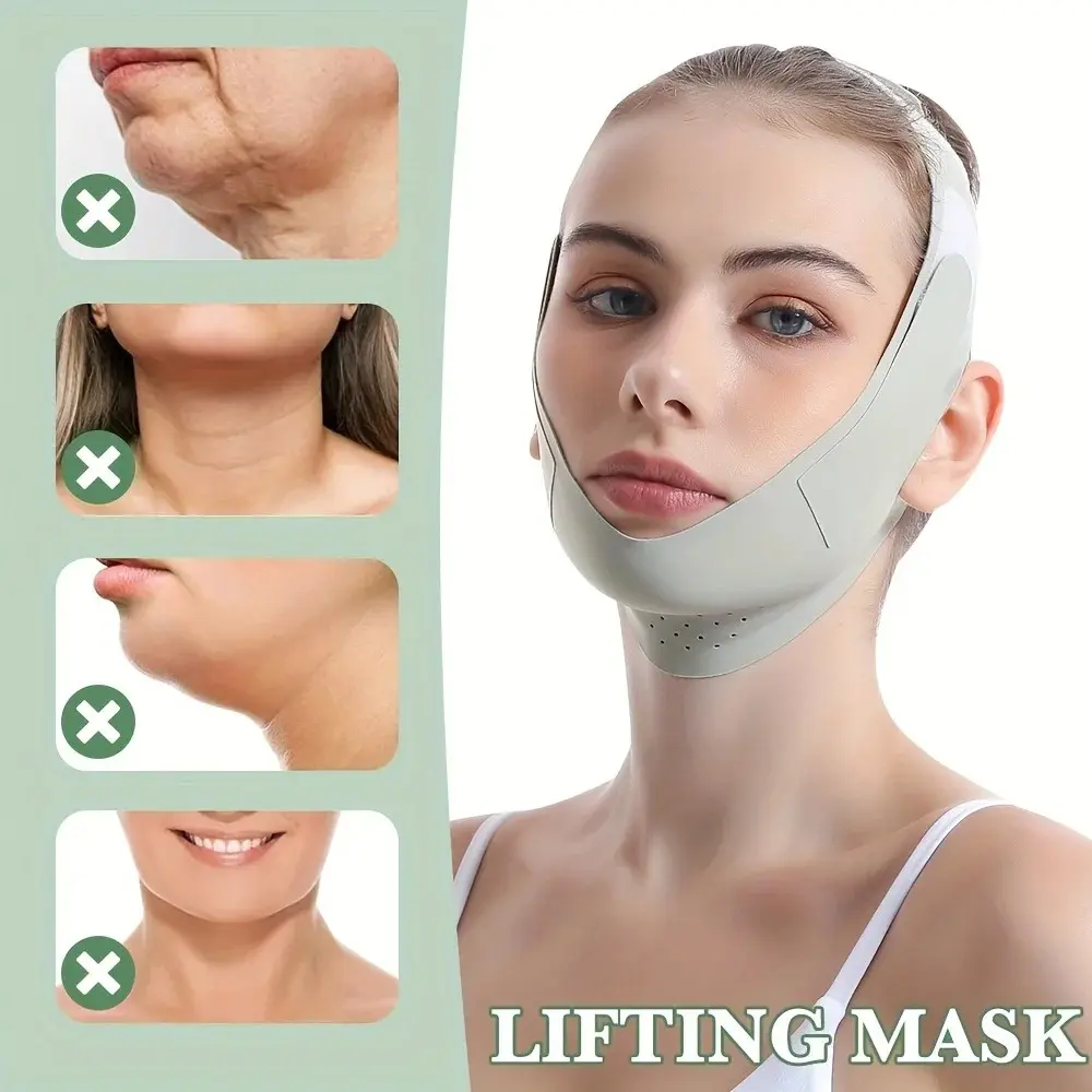 Facial Mask Slimming Bandage, Face Massage Device, Lifting and Tightening, Sculpting Tool, Facial Care Essential, Beauty Enhancer, Jawline Trainer, Facial Beauty Massagers, Facial Tools