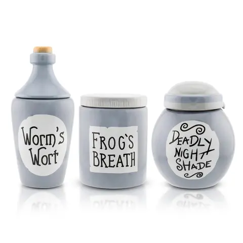 Disney The Nightmare Before Christmas Sally's Mini Storage Jars 3-Piece Set