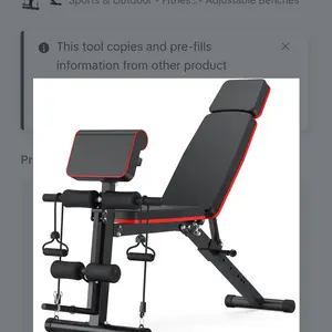 Bearbro 770 LB Adjustable Weight Benc...