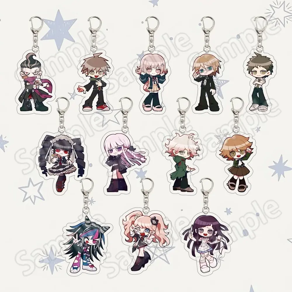 Danganronpa V3 Acrylic Keychain Nagito Kirigiri Nanami Junko Keychain, Fan Collection Keychain