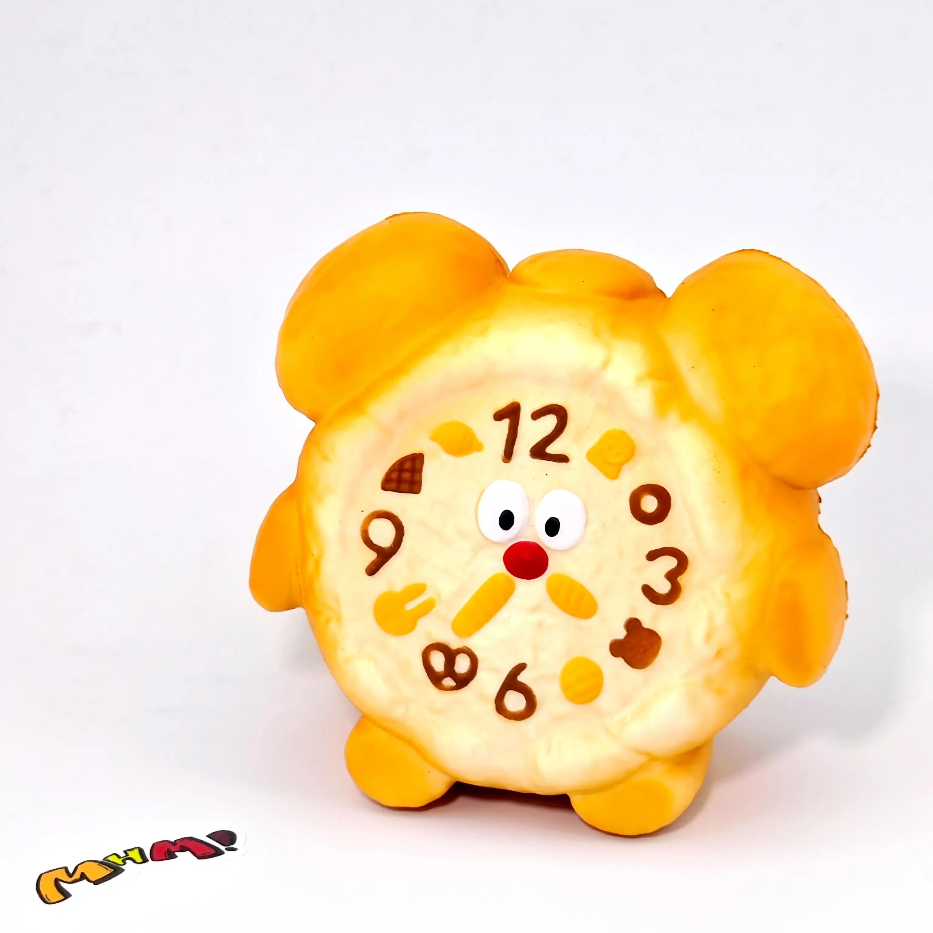 MHM Alarm Clock Slow Rising Squishy Toy, Soft Foam Sensory Fidget Squeeze Toy, Cute Kawaii Gift