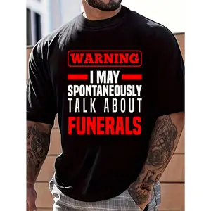 100% Cotton Morticians Cremation Funeral Director Funeral Mortician T-Shirt Women's Men's Graphic Tee Crew Neck summer vacation Tops