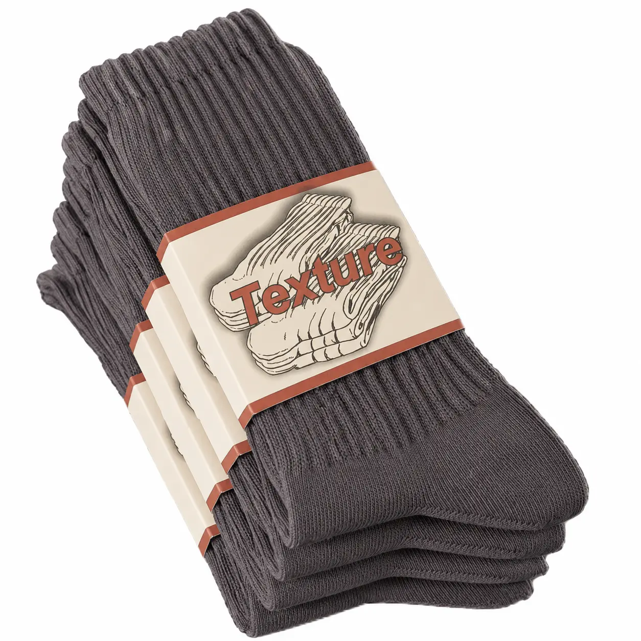 Unisex Cotton Crew Socks 4 Pack, Soft Breathable Casual Socks with Seamless Toe Design, Stretch Fit Athletic Socks, Cozy Fall Winter Socks for Work, Exercise and Everyday Use comfort women