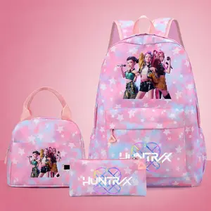 3PCS School Backpack Set | kids backpack with Lunch Bag & Pencil Case, Lightweight Durable Multi-Pocket School Bag, Cute Gift for Students,kids backpack Custom Bag