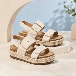 Aetrex Vania Arch Support Platform - Women's Orthotic Wedge Sandals with Arch Support & Comfort