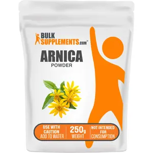 BulkSupplements Arnica Powder - Natural Remedies - Herbal - Workout - Joint Health - Skincare Powders - 250g - For Topical Use Only