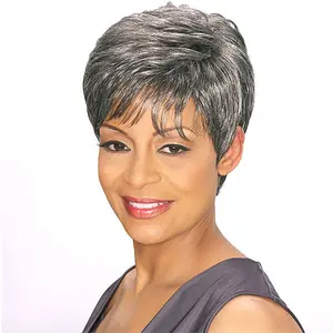 Foxy Synthetic Silver Collection Wig - EDNA