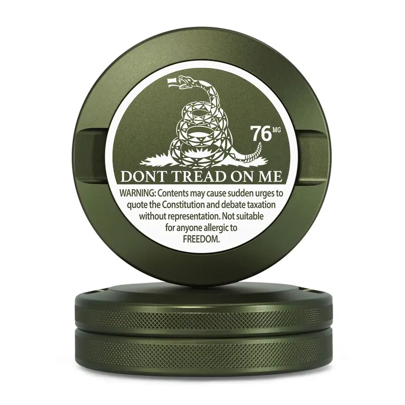 Premium Metal Storage Can - Laser Engraved Aluminum Tin, Metal Can, Portable EDC Container, Gift for Him, Travel-Friendly Organizer, NO FEAR