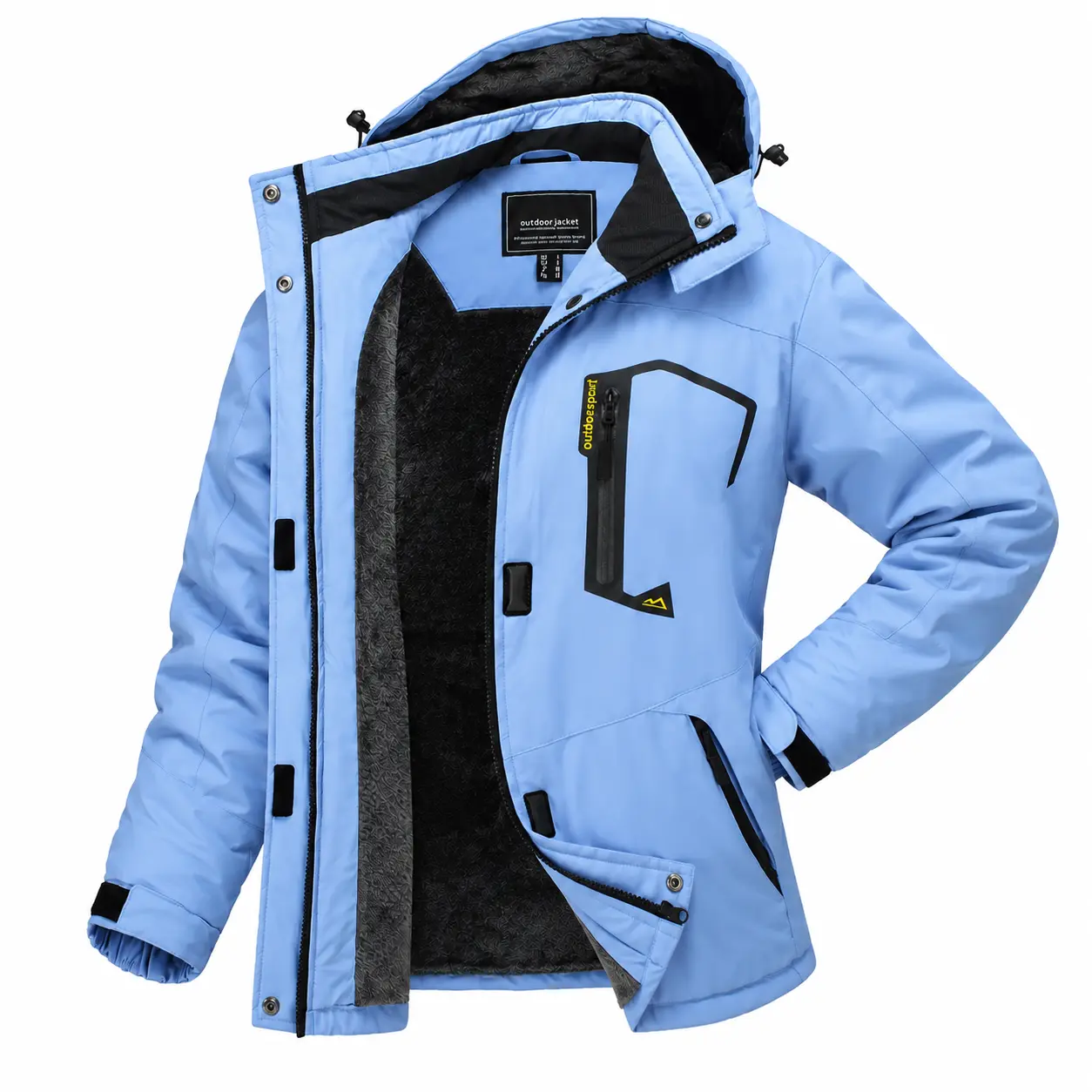 TACVASEN Women's Waterproof Ski Jacket Hooded Fleece Lined Warm Winter Jacket Snow Coat Mountain Windproof Rain Windbreaker FallFreshness Outdoorfun Fathersdaygift