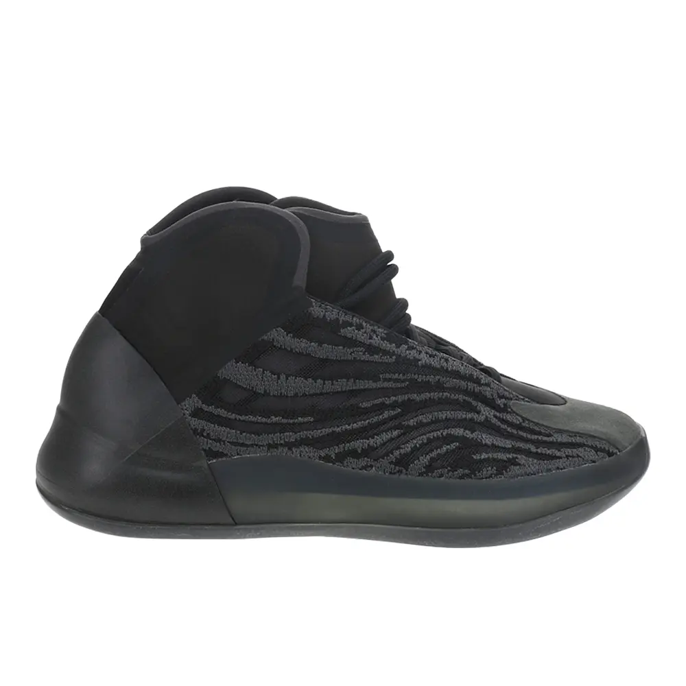adidas Mens Yeezy Quantum Lace Up Sneakers Shoes Casual - Black