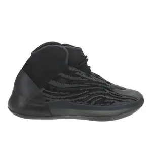 adidas Mens Yeezy Quantum Lace Up Sneakers Shoes Casual - Black adidas Mens Yeezy Quantum Lace Up Sneakers Shoes Casual - Black