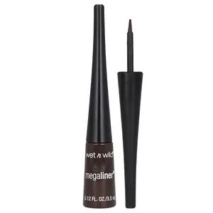wet n wild MegaLiner, Liquid Eyeliner, 872A Dark Brown, 0.12 fl oz (3.5 ml)