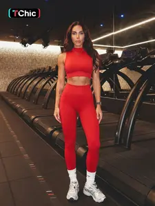 Women's High-Waisted Yoga Set, Fitness Outfits, Ruched Design, Tight-Fit Long Sleeve Top & Leggings, Sporty Style, All-Season Comfortable Wear