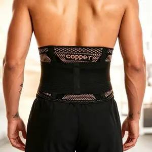 Back Brace Lumbar Support Belt for Men Lower Back 4 Stays Removable Straps Pain Relief for Herniated Disc Sciatica Heavy Lifting Daily Work