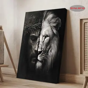 Lion of Judah Canvas  Art, Christian Lion Poster, Religious Jesus Symbol Art, Faith-Based Decor for Church, Living Room, Home quote Canvas  Art Poster bedroom unframed Newspaper Elegant Men's Watch and Accessory Set woman wall rumble land Custom Blonde