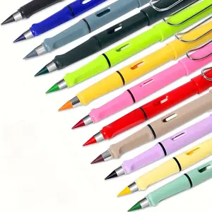 Forever Pencil with Erase, 12/24pcs Long Lasting Writing Infinity Pencil, Office Stationery & Supplies for new year gifts