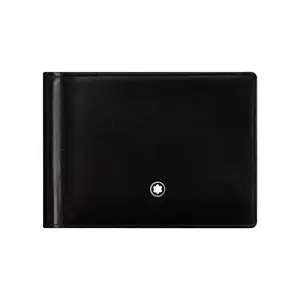 Montblanc Meisterstück Leather Bifold Wallet for Men in Black