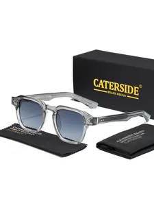 Retro Sunglasses with Three-piece Package, Trendy Casual PC+CP Frame Sunglasses for Travel Use, Fashion Accessories for Outdoor Sports, Travel, Driving, Beach, Street Decoration