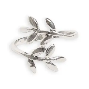 Leaf Wrap Sterling Adj Toe Ring Leaf Wrap Sterling Adj Toe Ring