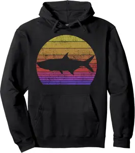 Tarpon Fishing - Retro Tarpon Saltwater Fisherman Pullover Hoodie 1