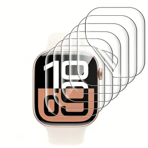 6 Pack for Apple Watch Series 11/ Series 10 Screen Protector 42mm - Anti-Scratch, Self-Healing Soft TPU Screen Protector for Apple Watch 42mm, Bubble Free, HD Transparent, Touch Sensitive