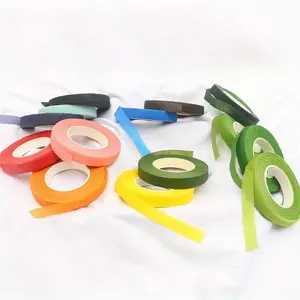 Flower Art Tape, 15 Color Flower Stem Wrap Tape, 1 Roll Bouquet Stem Wrapping for Floral Crafts, DIY Decorative Tape for Flower Arrangement