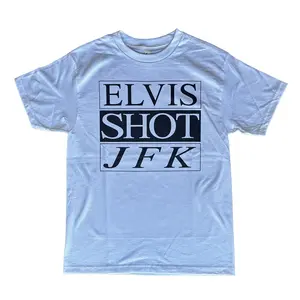 Darty "Elvis Shot JFK" from La Haine - Unisex Graphic T-Shirt 100% Cotton