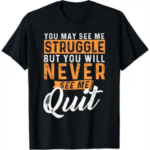 100%cotton Motivational Quote Inspiration T-Shirt