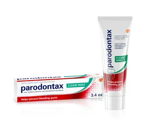 Parodontax Toothpaste for Bleeding Gums, Gingivitis Treatment and Cavity Prevention, Clean mint - 3.4 Ounces Oral Cleansing