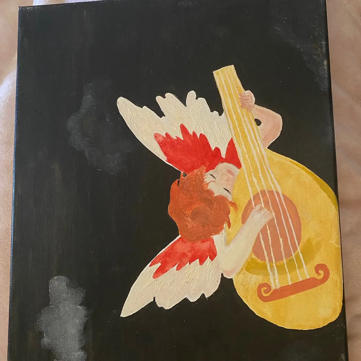 Angel Painting 11 x 12 in