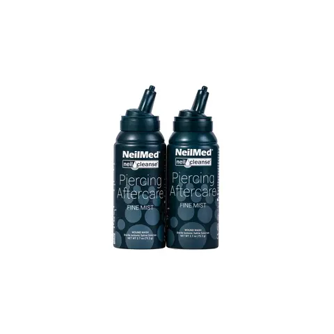 The "Little" Duo - Sterile Saline Spray for Piercings - 75ml (2x)