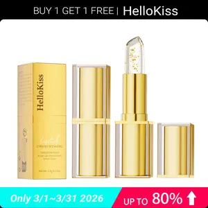[HelloKiss] Hydrating pH Color Changing Lipstick | Transferproof & Long Lasting Tinted Lip Balm. Temperature-Sensitive Plumping Lip Gloss for Daily Moisture. Glossy Luxury Cosmetic for a Custom, Natural Lip Stain Look