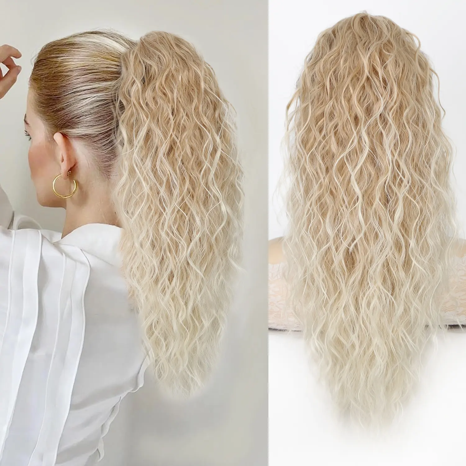 22inch Blonde to Platinum Blonde